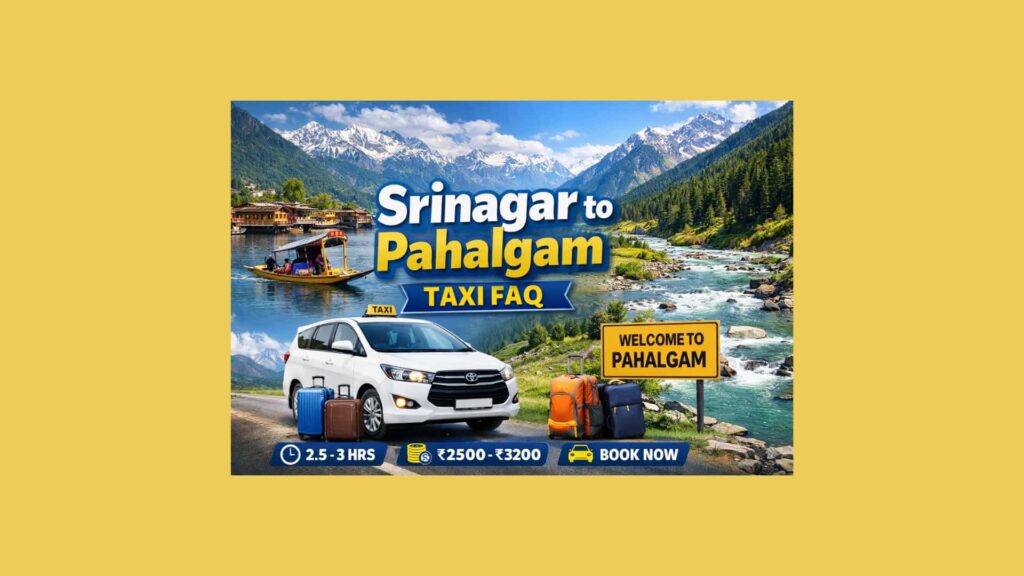 Srinagar to Pahalgam