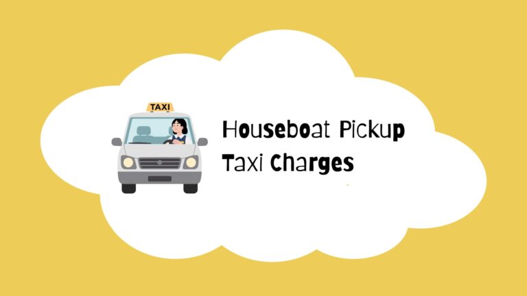 Houseboat Pickup Taxi Charges in Srinagar