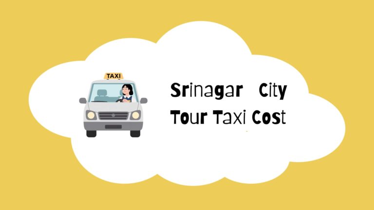 Srinagar City Tour Taxi Cost
