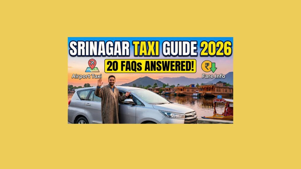 Srinagar Taxi Rates
