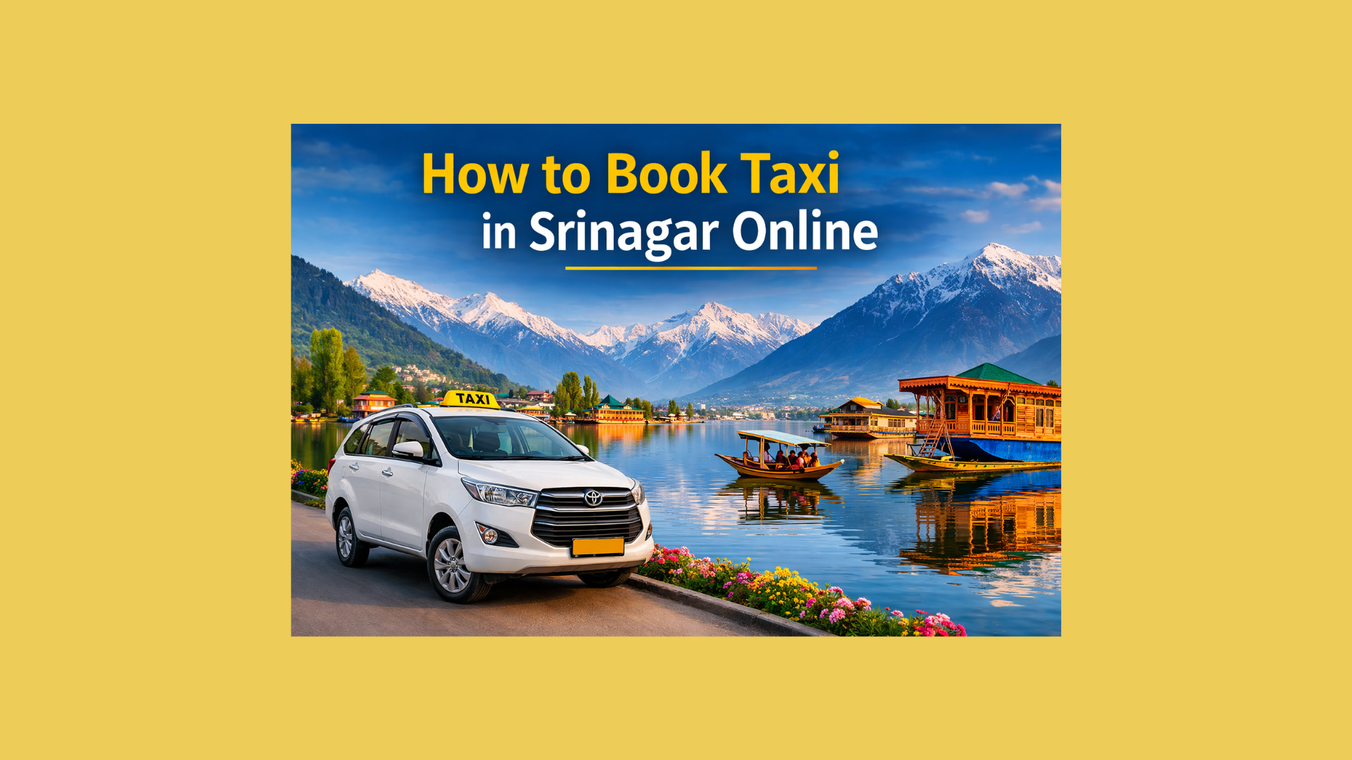 Book taxi in Srinagar online