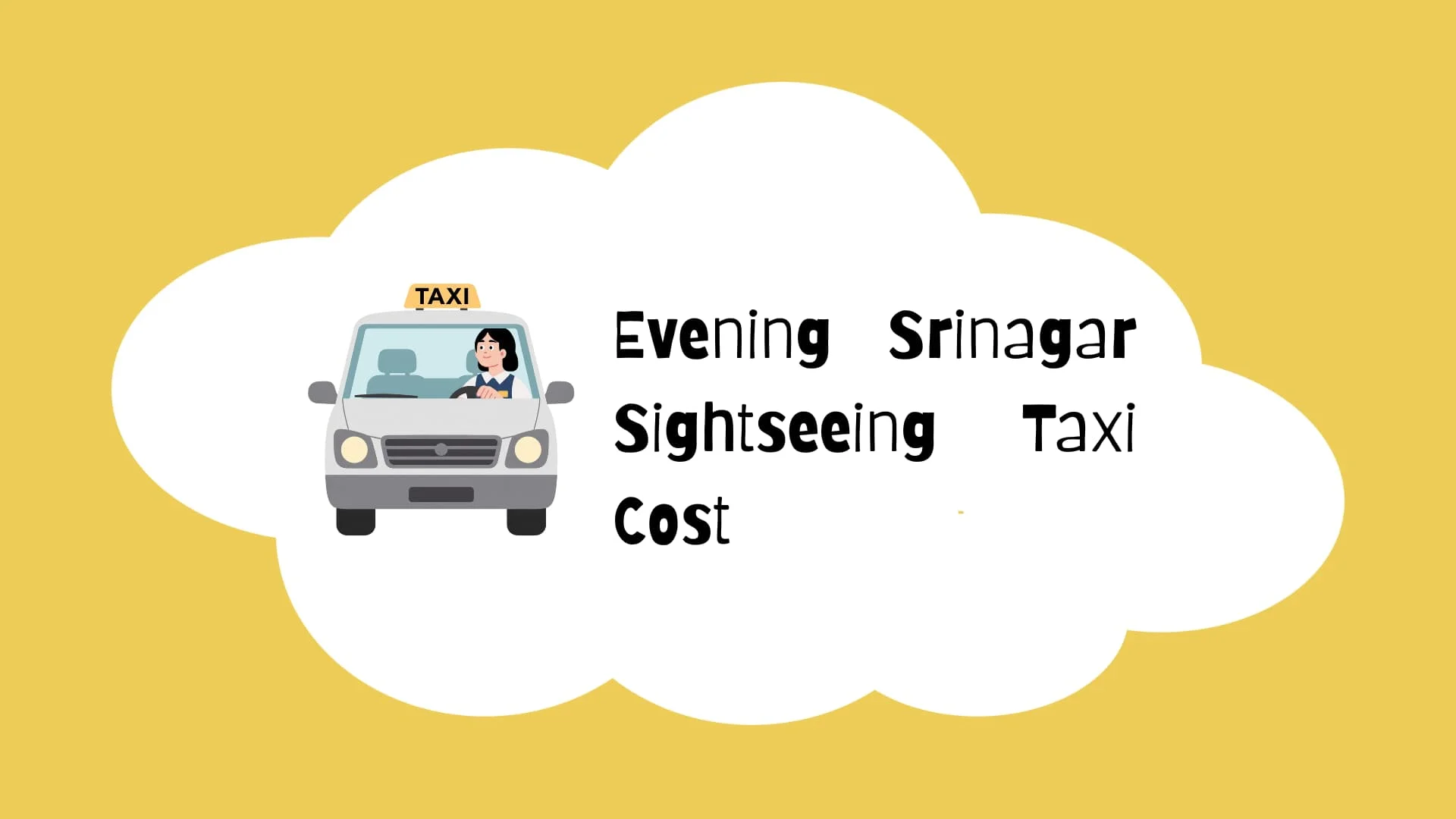 Evening Srinagar Sightseeing Taxi Cost