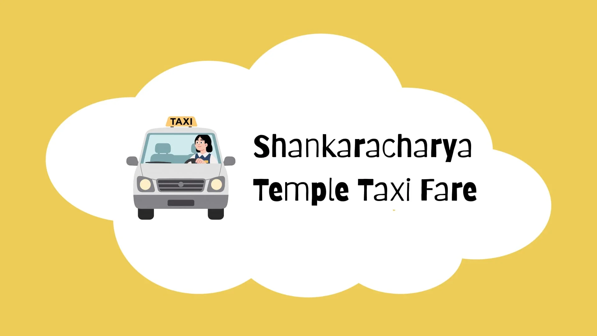 Shankaracharya Temple Taxi Fare
